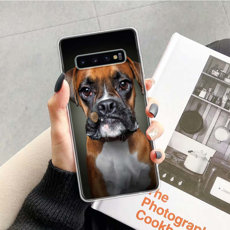 Boxer Dog Phone Case for Samsung Galaxy A52 A51 A50S A12 A22 A32 A72 A10S A30S A31 A71 Note 20 Ultra 10 Plus S10 Galaxy A52 A51