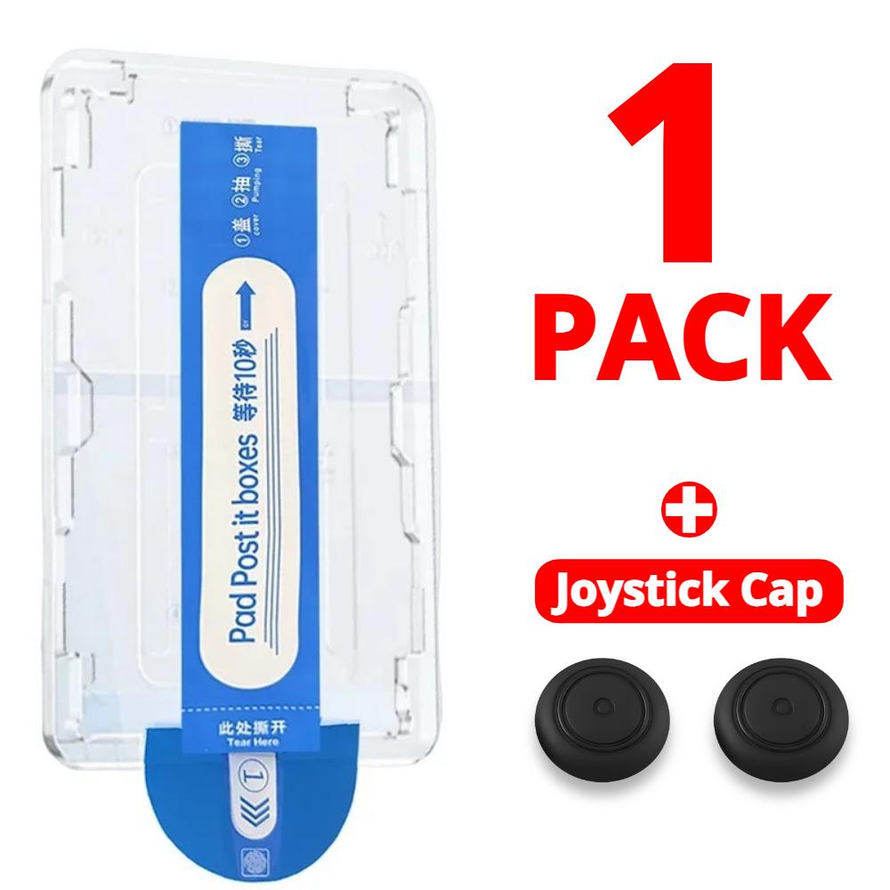 Easy Installation Screen Protector for Nintendo Switch 2 Game Console HD Tempered Glass Anti-Scratch Films with Joystick Caps