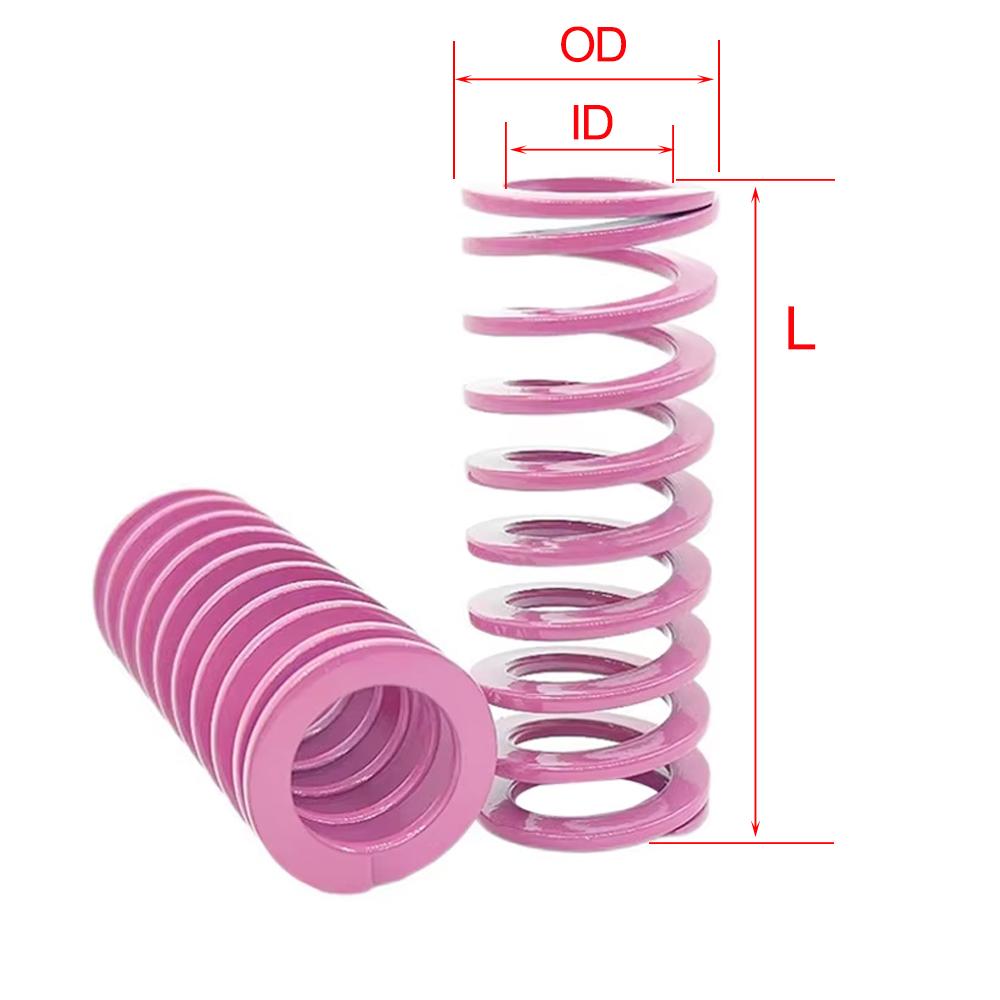 10PCS Ultra Light Load Coil Spring 60% Deflection Coil Spring Medium Duty Die Machine Mould Spring SWC8-15