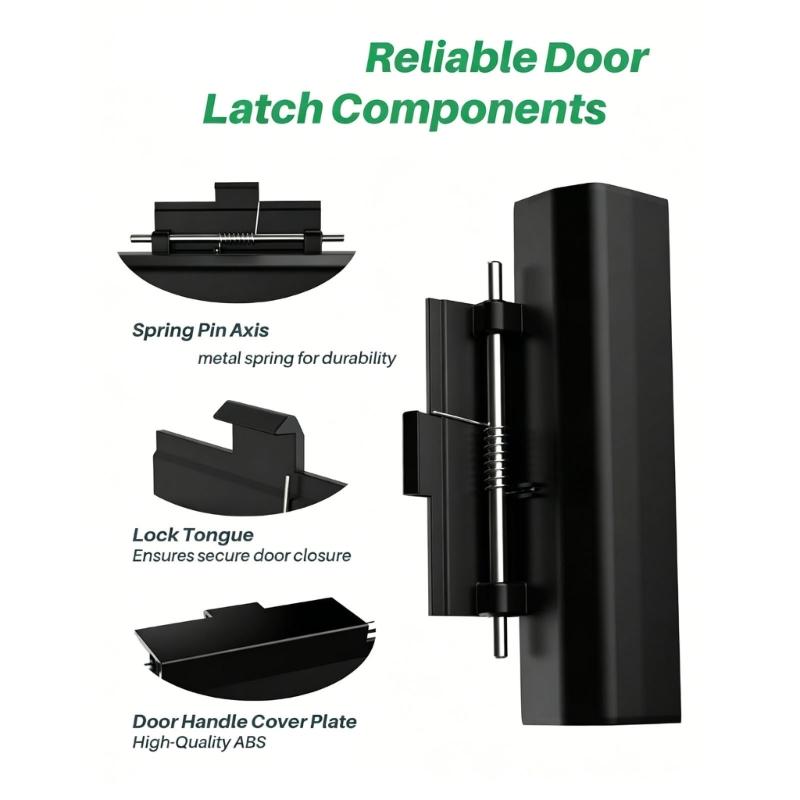 3Pcs Refrigerator Door Latches Replacement for FCR08DCDTA/ FCR10DCDTA-BL Replacement Broken Worn Refrigerator Door Latches