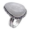 Moonstone Natural Gemstone Antique Silver Ring US Size-7 R 5010