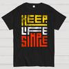 Keep Life Simple Cotton Summer Casual Cool Loose T-Shirt