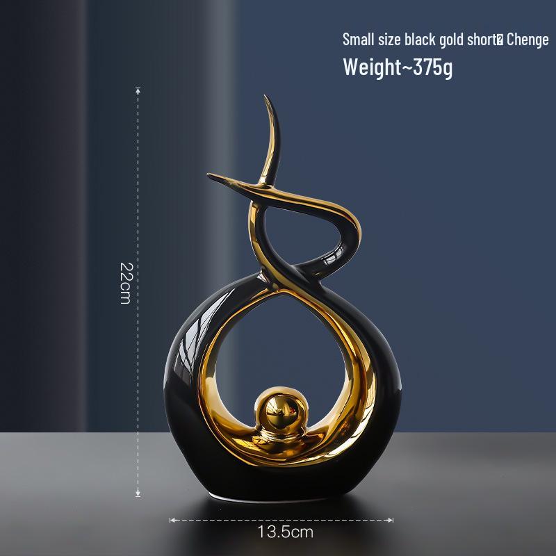 European Style Luxurious Ceramic Ornament for Home or Office Decor