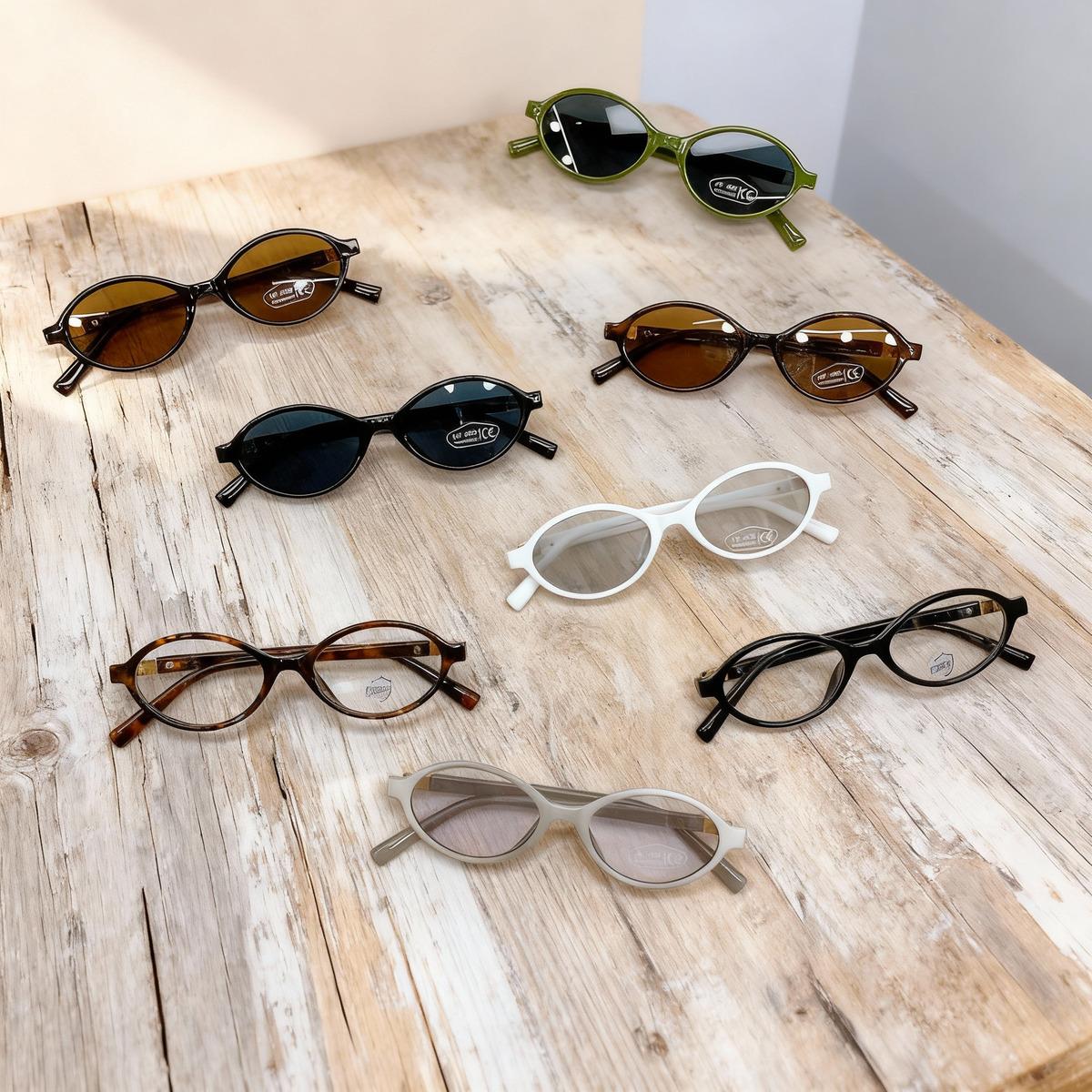 Attractive Glasses Unisex Kids 2025 Baby Sunglasses Oval Frame Kids Glasses Fashion New Children's Korean Style Trendy