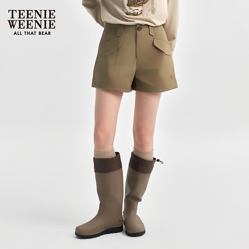 Teenie Weenie Little Bear Letter Casual Shorts