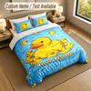 Adventure Journey Theme Personalized 3Pcs Bedding Set Custom Text & Name 1 Sheet 2 Pillowcases Household Bedding 1pc