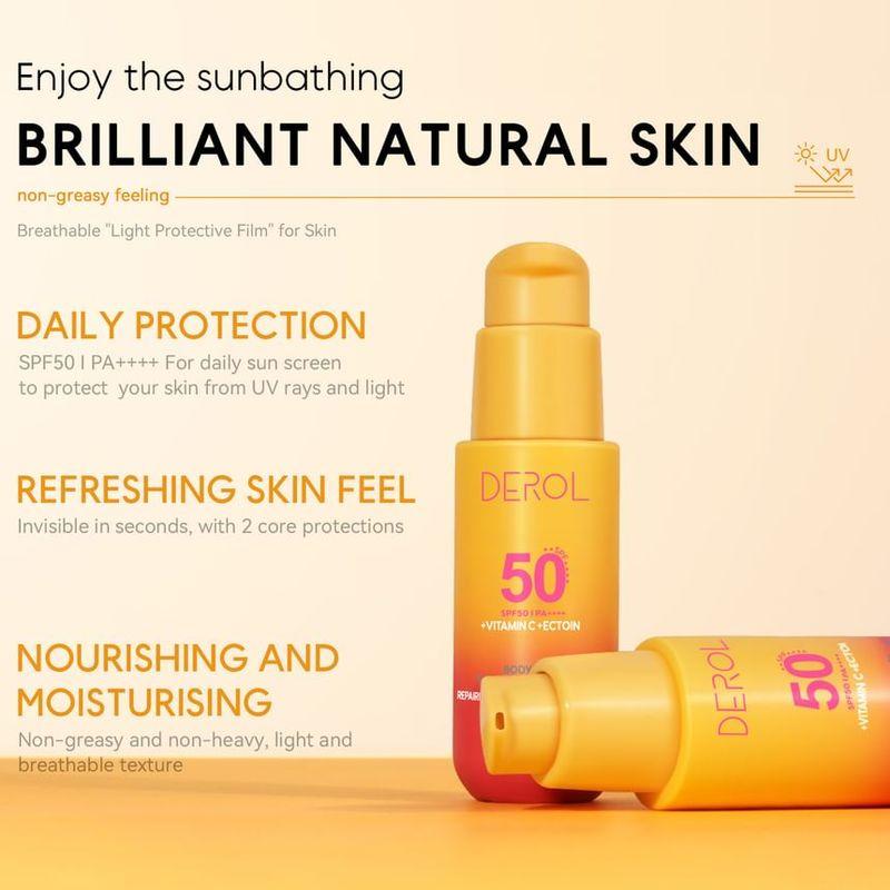 DEROL - Repairing Sunscreen Essence SPF50 PA++++