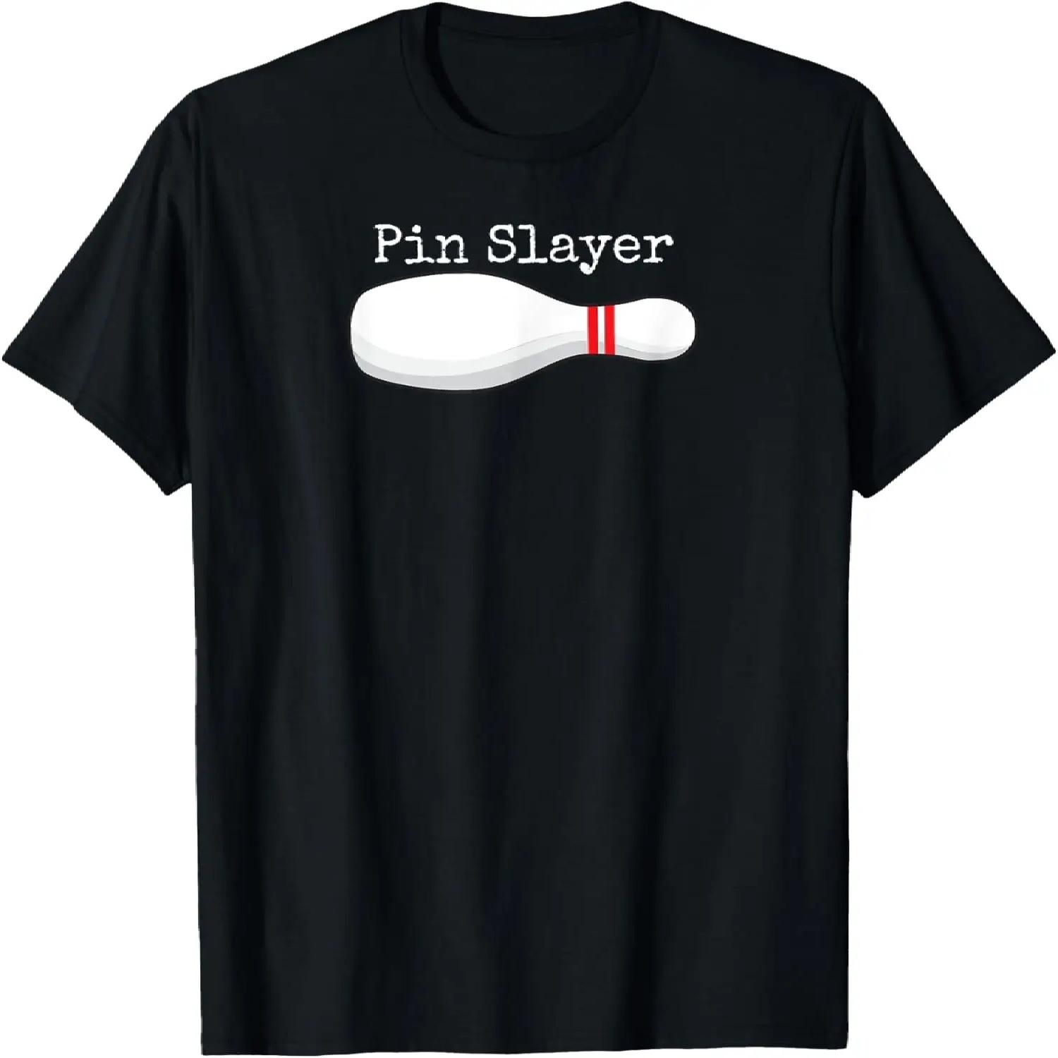 

Pin Slayer Боулинг Смешная Графика Страйки Индейки Подарок Боулеру Футболка S чёрный