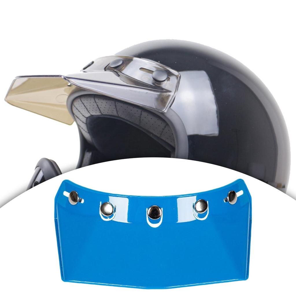 Motorcycle Helmet Visor Peak, 5-Snap, UV Sunshields, Open Face, Vintage Sun