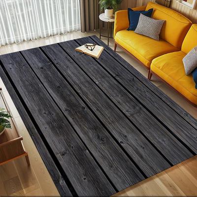 Holzstruktur Kristall Samt Bürostuhlmatte Teppich - Rutschfest, Bodenschutzmatte, Schreibtischstuhlmatten, Weihnachtsgeschenk-1106197