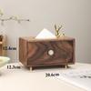 Solid Wood Tissue Box Paper Storage Boxes Wooden Napkin Box Handkerchief Organizers Bedroom Table Decoration Kitchen Accessories