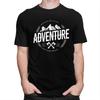 Custom Mountain Camping Adventure Camper Tshirts for Men Short Sleeve T Shirt Fashion Tshirt 100 Cotton Tees Gift