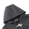 FOMANSH Long Duffle Coat with Hood and Cold Weather and Plus Sizes Men's Hat, Windproof, 2XL