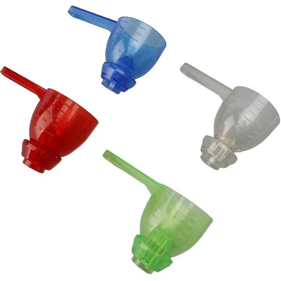 Leaky Measuring Spoon, Spill Proof Funnel Design, Ideal for Baking, Multi Functional Kitchen Tool with Leveling Markers, Transparent ABS Material