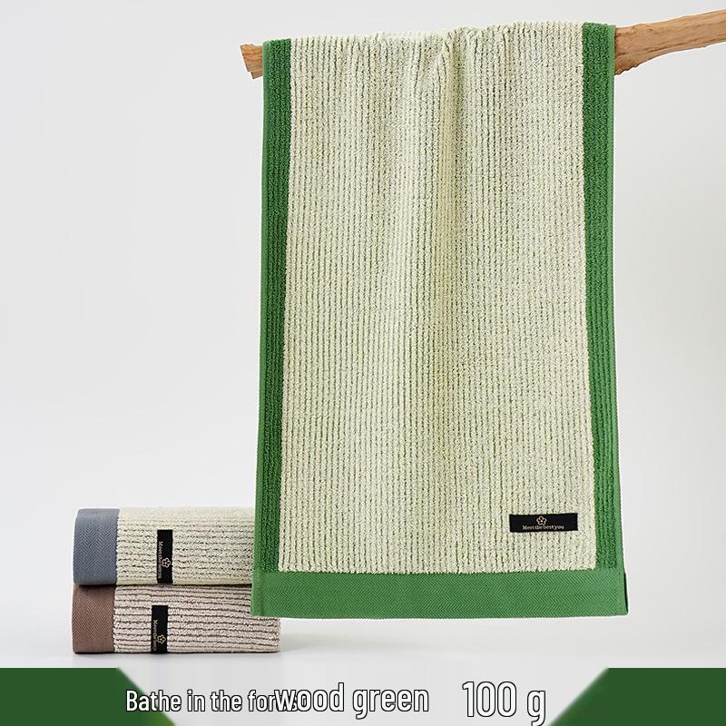 100% Bomull Absorberande Vuxenhandduk – Förtjockad, Mjuk, Ren Bomull