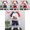 Trendy Ultraman Boys Summer Outfit For Kids Stylish Two-piece Set For Ages 3 To 8