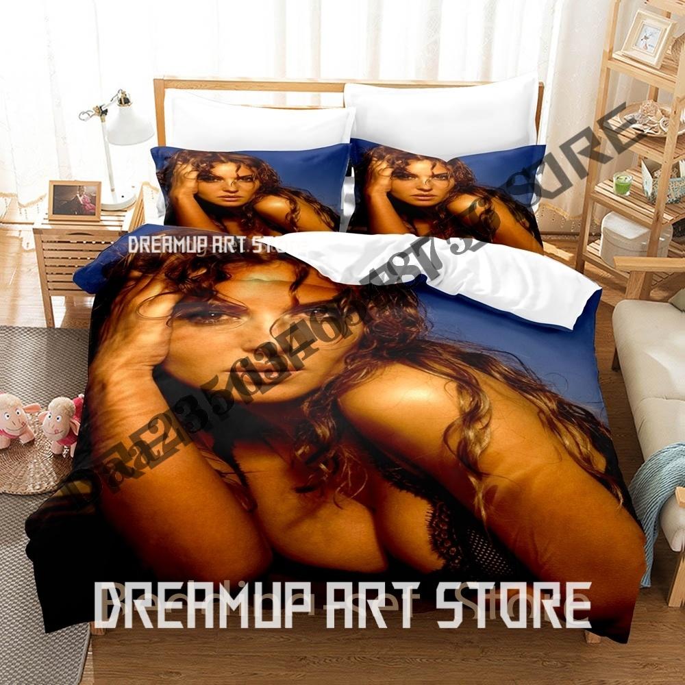 3D Print Monica Belluci Bedding Set Single Twin Full Queen King Size Bed Set Adult Bedroom Duvetcover Sets Anime Bed Sheet Set