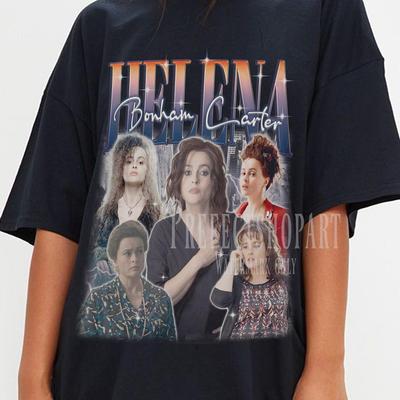 Camiseta Vintage de HELENA BONHAM CARTER, Camiseta Homenaje a Helena Bonham Carter, Camiseta para Fans de Helena Bonham Carter, Suéter Retro de los 90 de Helena Bonham Carter