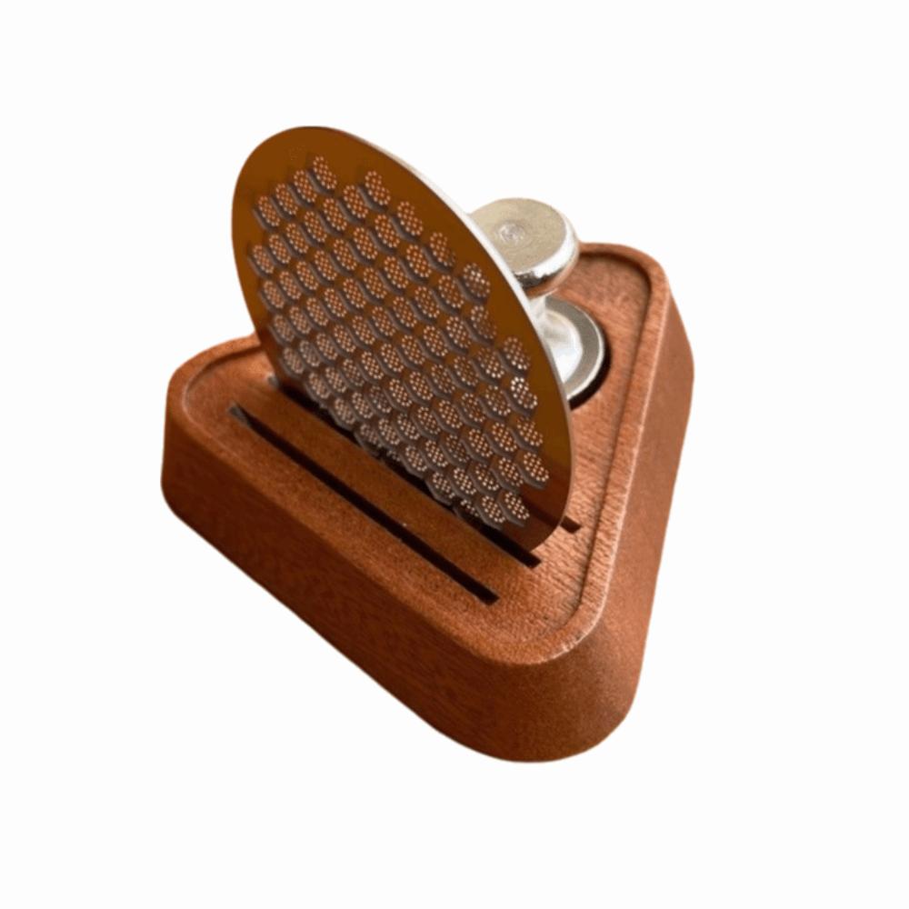 

New 51/58MM Universal Filter Stand Reusable Universal Fit Coffee Puck Screen Stand Wooden Material Filter Stand Coffee Tools