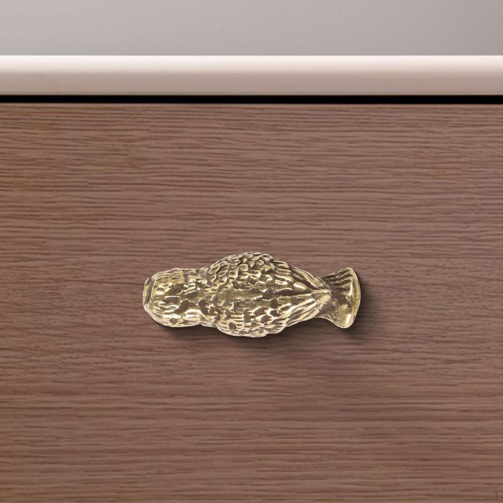 Cabinet Pulls Knob Drawer Farmhouse Antique Style Wardrobe Handle Furniture Hardware Owl