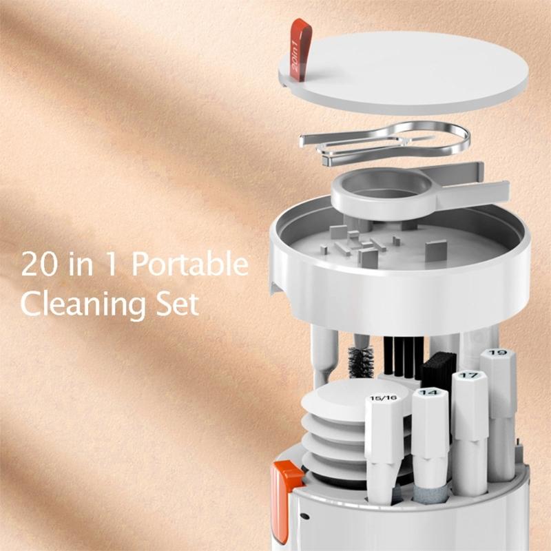 Keyboard Cleaning Kit,Laptop Cleaner Kit,Keyboard Cleaner Set with Keyboard Brush, Multifunctional Cleaning Tool