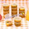 Passion Fruit Portion Box: Food-Grade Disposable Condiment Container for Dips, Sauces, and Tea.