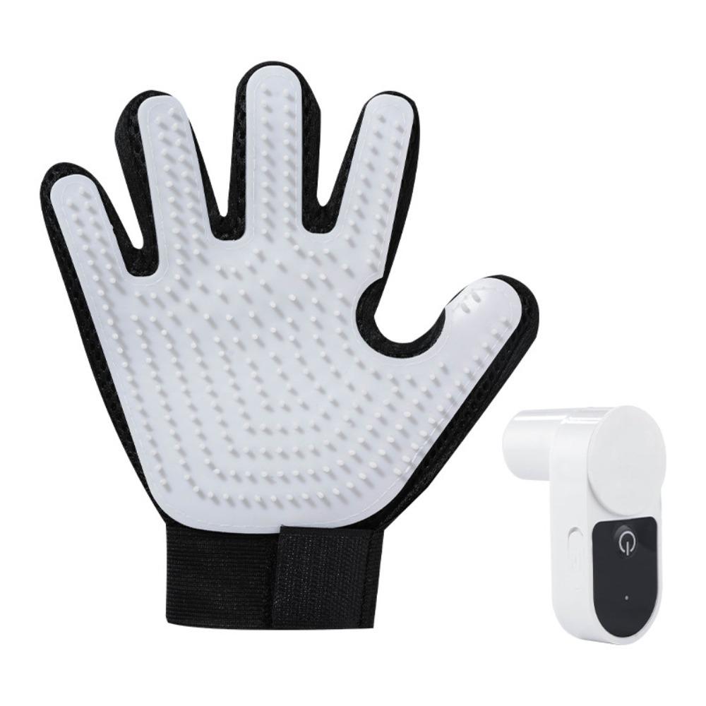 

Водонепроницаемые перчатки для чистки и ухода за питомцами, дышащие перчатки для удаления кошачьей шерсти, сезон линьки белый