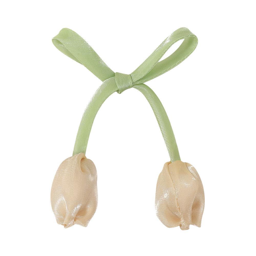 6PCS Korean Style Flower Bud Tulip Hair Rope Children Clothing Hair Clips and Hairbands Children Clothing Bags Accessories