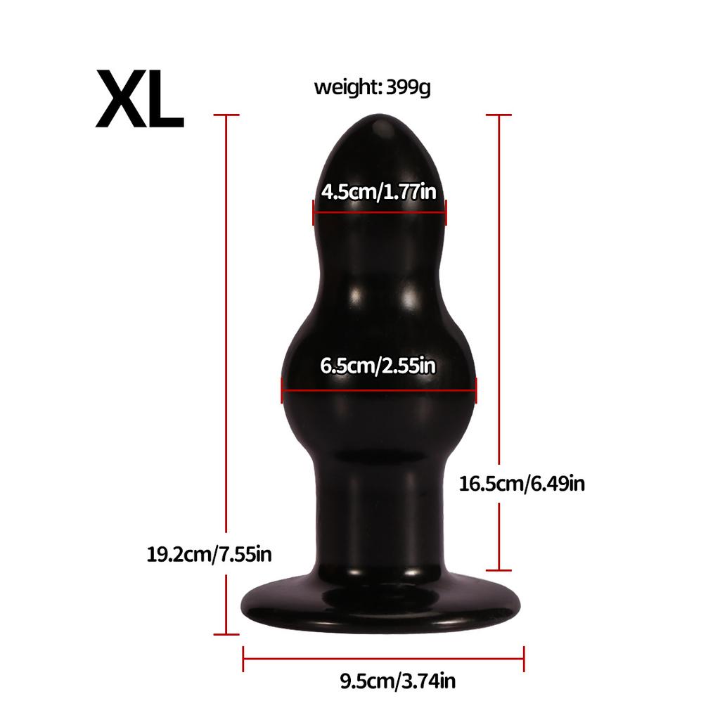Set de Bolas Anales y Tapón de Estiramiento para Hombres y Mujeres - Kit Entrenador Anal para Principiantes con Tamaños Graduales, Masajeador de Glúteos para Juego en Solitario o en Pareja