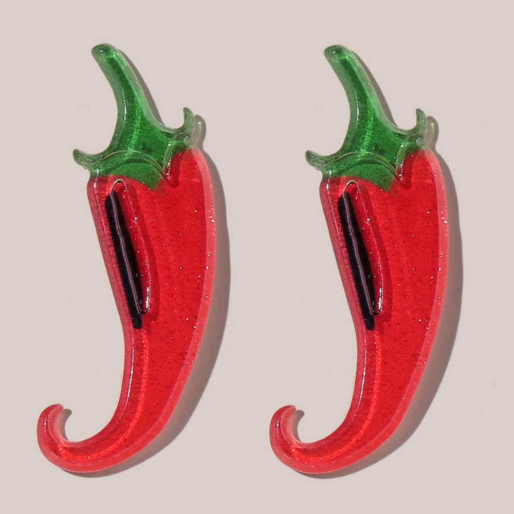New Cute Acrylic Big Green Broccoli Drop Earrings For Women Girl Funny Vegetable Long Dangle Earrings Fashion Party Jewelry Gift