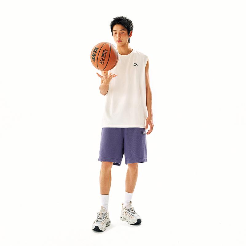 Anta Loose Knit Vest Summer 2026 Men tops Ivory-White 952628115-3