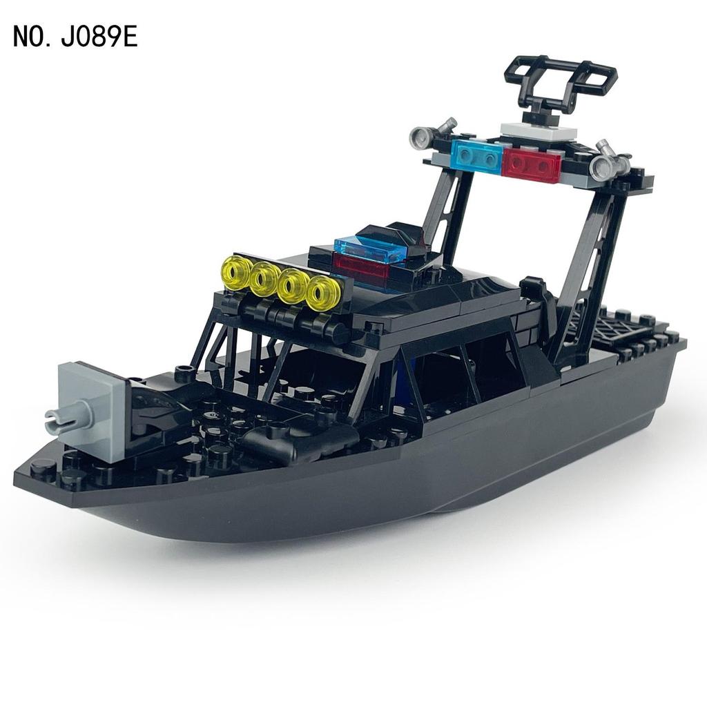 Inflatable Boat Building Blocks: X009 Assault, X003 Patrol, J089CD Military Accessories