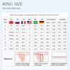 GRA Fashion Real 0.3CT*5 Moissanite Rings for Women Gift 925 Silver Brilliant Diamond Wedding Luxury Fine Jewelry