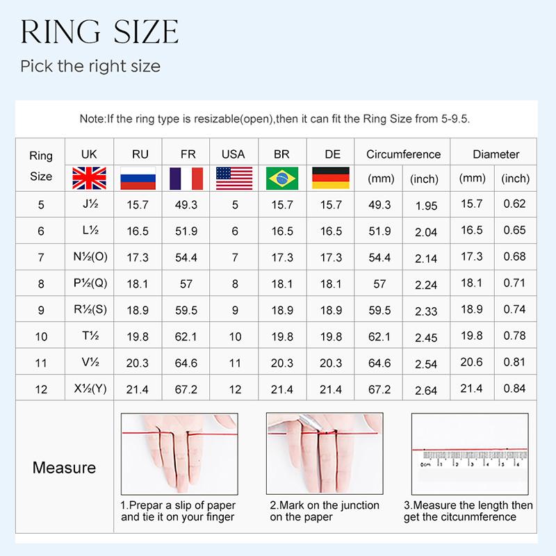 GRA Fashion Real 0.3CT*5 Moissanite Rings for Women Gift 925 Silver Brilliant Diamond Wedding Luxury Fine Jewelry
