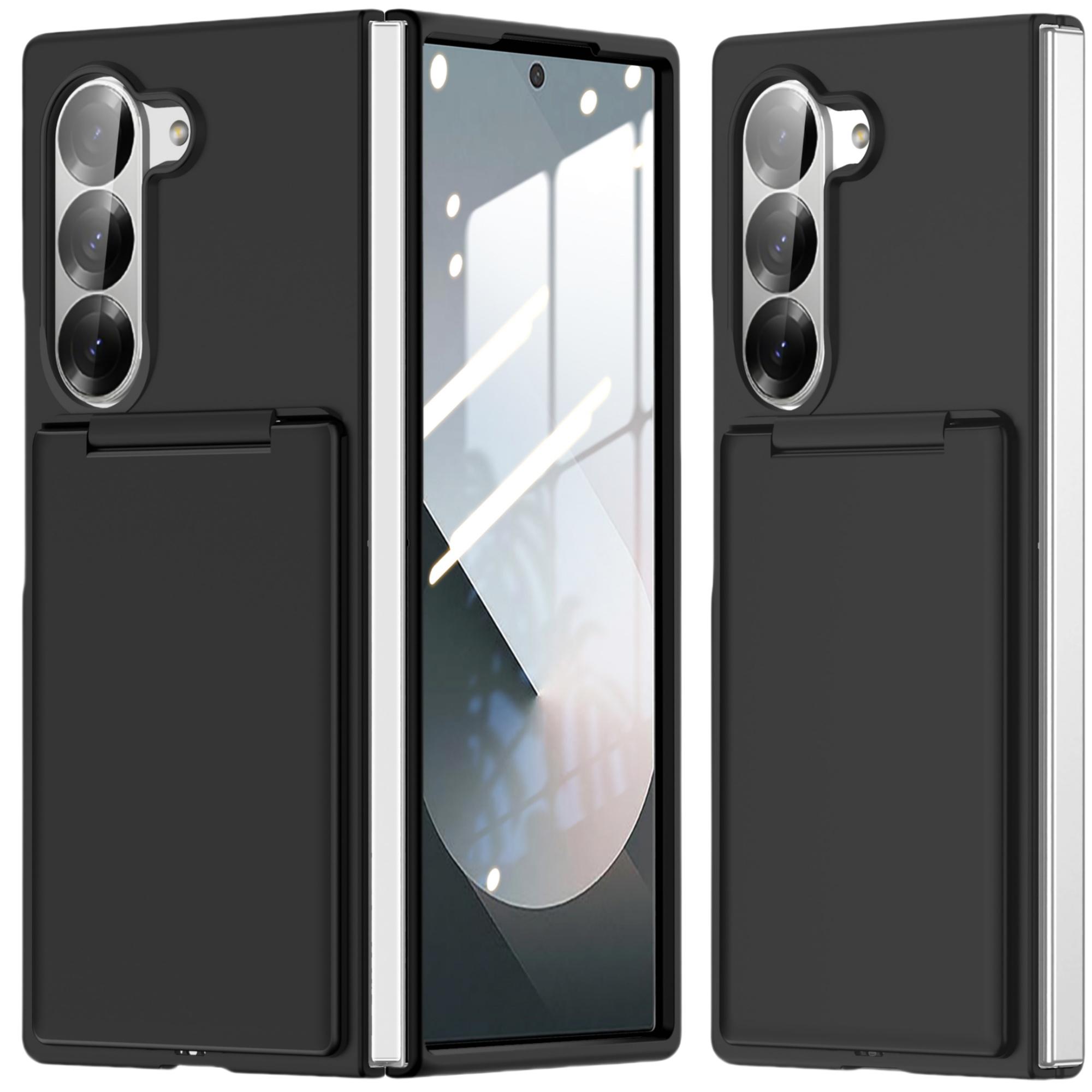 

Card Holder Function Folding Phone Case for Samsung Galaxy Z Fold 7 5G Fold7 Fold5 Fold6 Fold 6 5 Shockproof Covers Galaxy Z Fold5 чистий