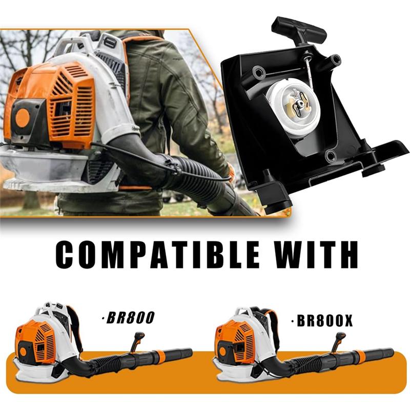 A03F-Backpack Leaf Blower Replacement Parts- Recoil Pull Starter Assembly 4283-190-4001 For Stihl Model BR800 BR800X
