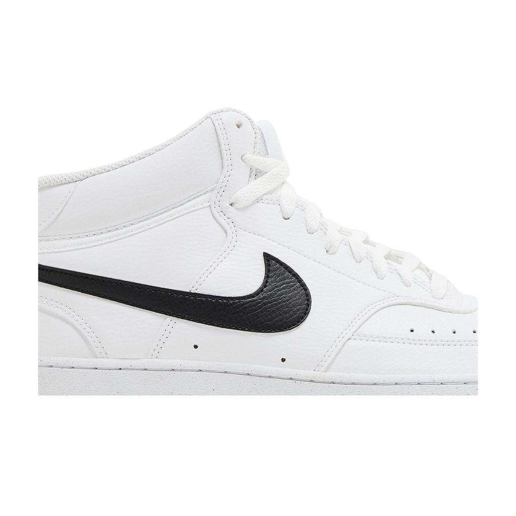 Nike Court Vision Mid Next Nature 'White Black' (Unisex) White / White / Black Skateboard Shoes DN3577 101