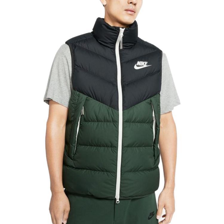 Nike Daunenjacke Winter Herren Schwarz Grün Mehrfarbig CV8975-045