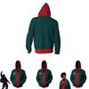 Men Miles Morales Spiderman Into The Spiderverse Hooded Sweatshirt With Long Sleeves And Highquality Spandex Material