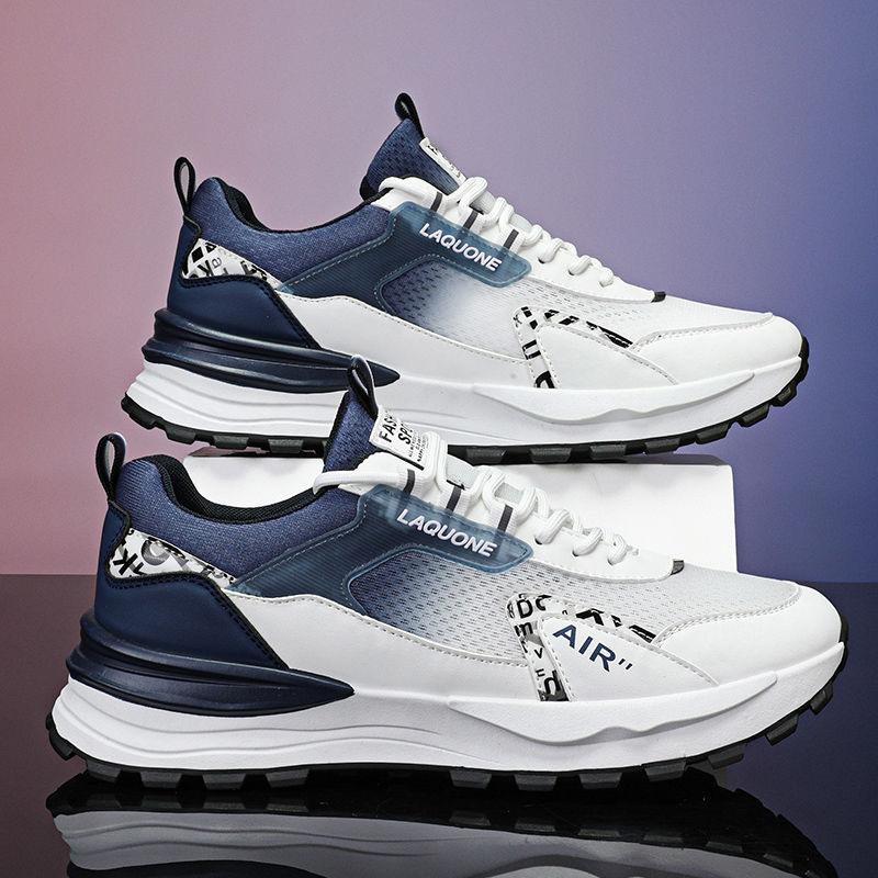 New men's shoes spring trendy brand high sense summer breathable mesh shoes youth sports leisure dad trendy shoes