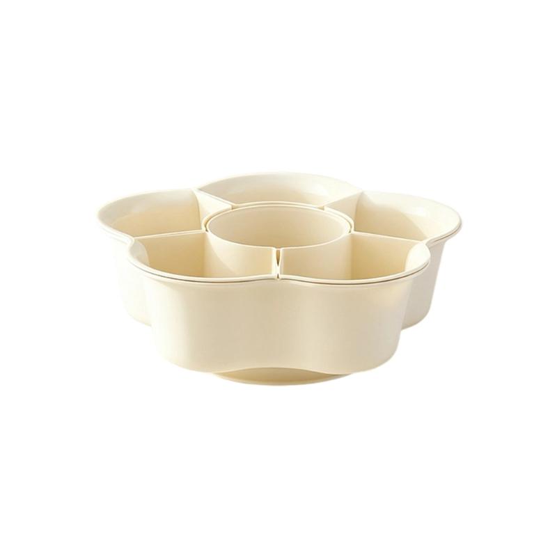 Multi Compartment Kitchen Basket with Draining Function for Hot Pot Parties Vegetable Platter Divided Serving Tray