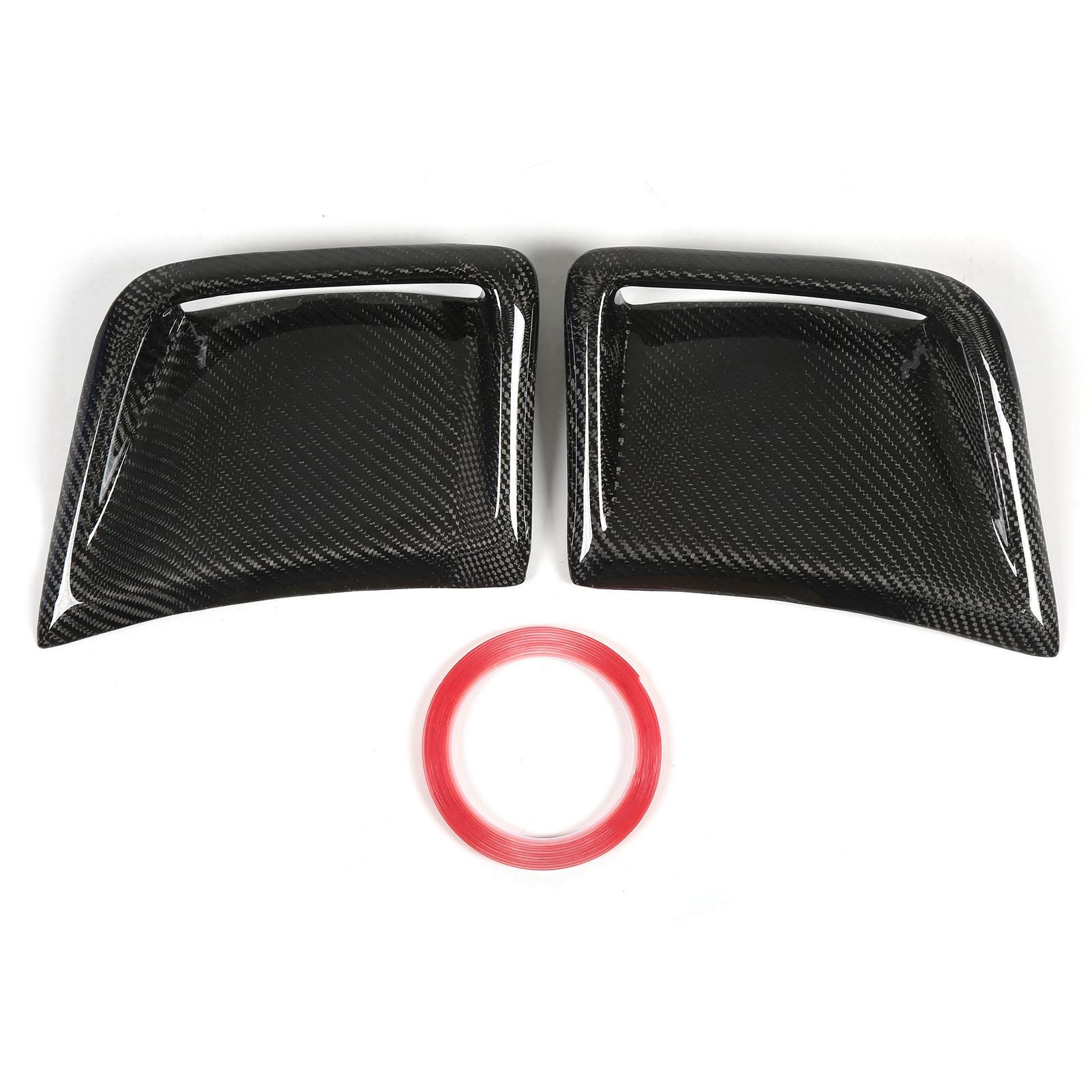 

Carbon Fiber Front Bumper Side Vent Cover Replacement for STI WRX GRB Wagon 10th 20082014