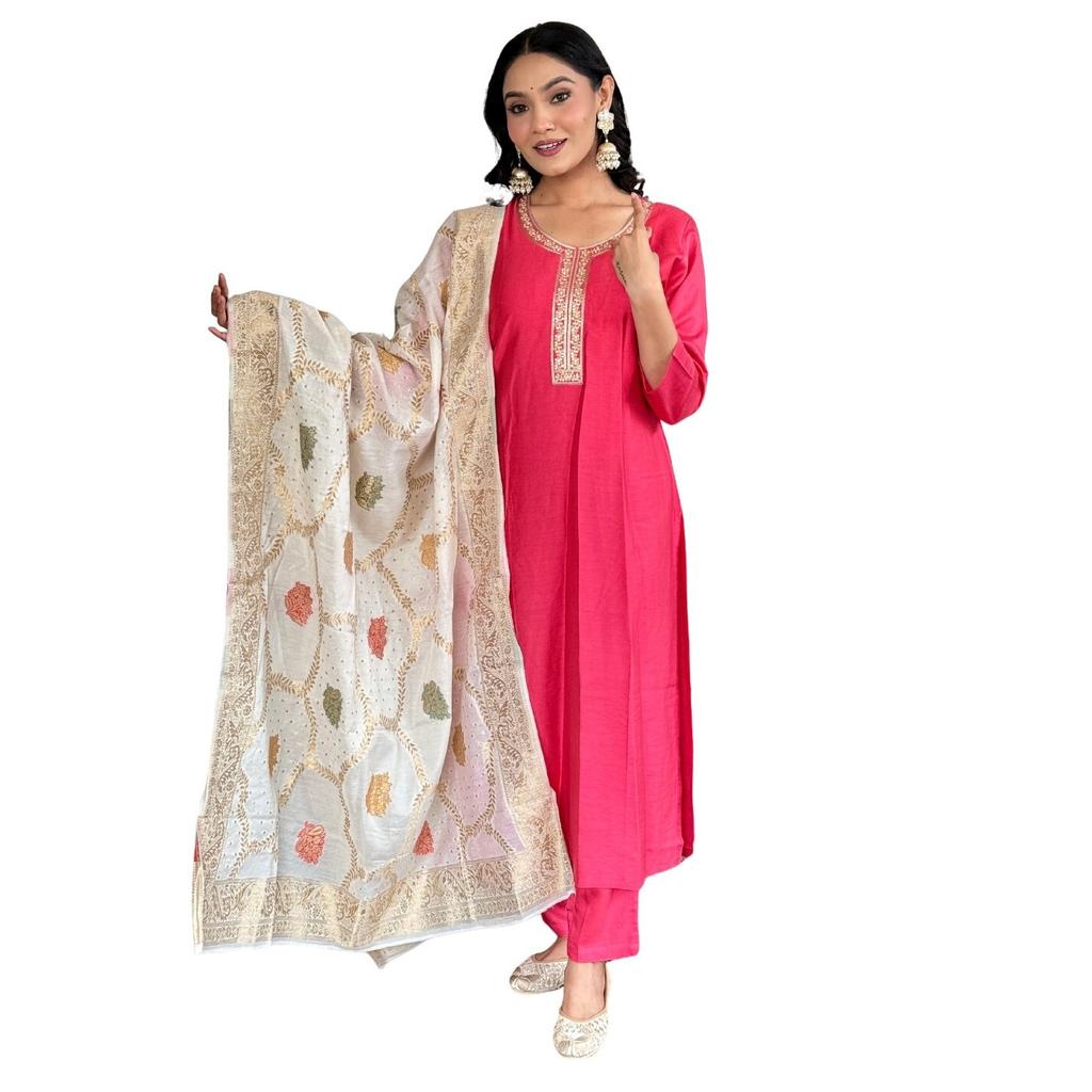 Party Wear Top Tunic Kurti Salwar Kameez Set Bollywood Indian Pakistani Women SC-2275