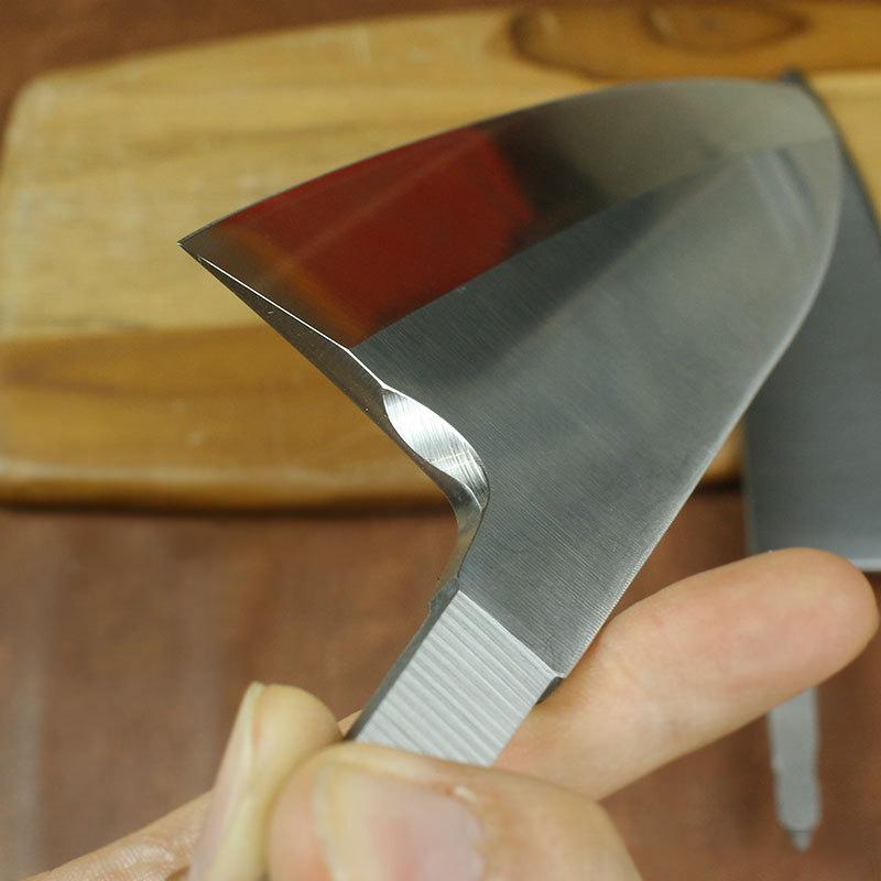 Deba Knife Single-edged Blade Germany 1.4116 Steel Wood Handle Chef Cleaver Sashimi Meat Slicing Sushi Vegetables Kitchen Knives