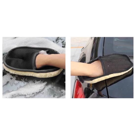 4Pcs Car Wash Mitt Microfiber Scratch Free Lint-Free Car Washing Glove Auto Detailing Cleaning Brush Car Beauty