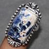 Top Quality Sodalite 925 Silver Plated Ring US 11 Charming Jewelry Trendy Z4M40