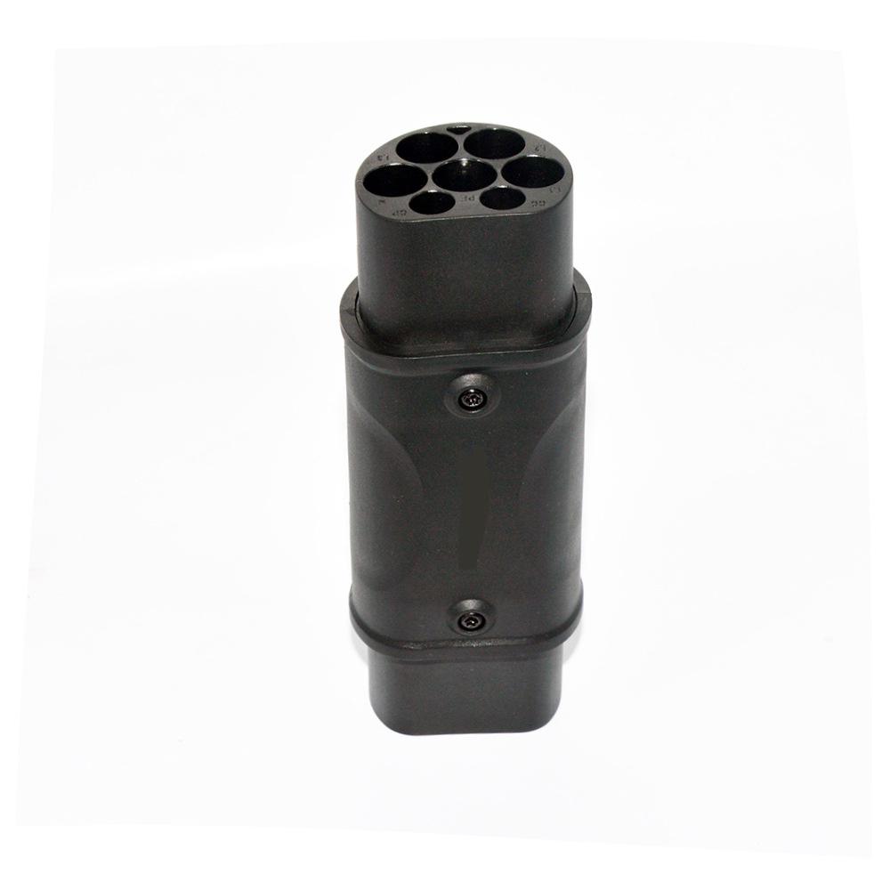 32A 22KW IEC 62196 Socket Type 2 To GBT EV Cable Plug Connector Charging Adapter