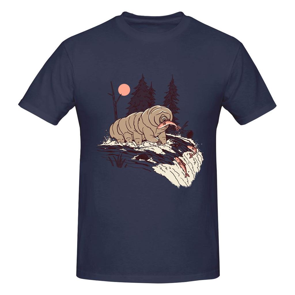 Water Bear Drapey Tshirt Solid Color Minimalism Trendy And Personalized Short Sleeve