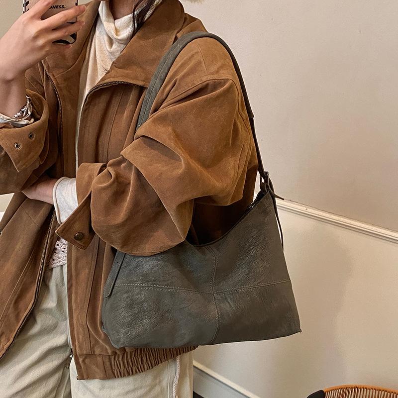 Casual Crossbody Bag, Single-shoulder Bag, Fashionable and Trendy, Large-capacity Commuter Underarm Bag