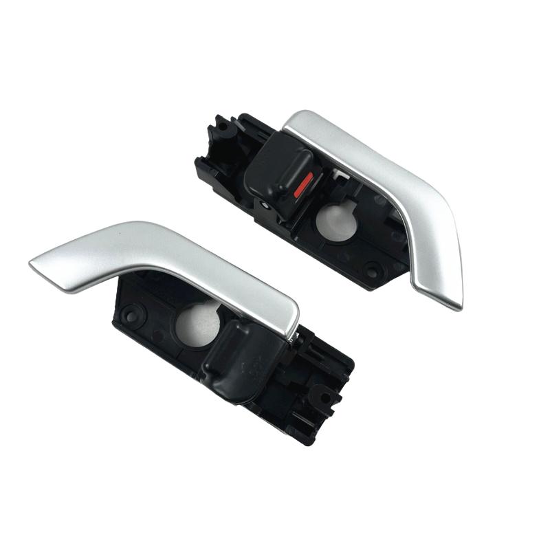 Silver Inside Door Handle Left Right For Hyundai Tiburon Coupe 2003-2008 826102C500 826202C500 82610 2C500 82620 2C500
